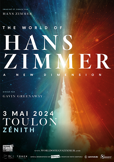 THE WORLD OF HANS ZIMMER  Vendredi 3 Mai 2024- 20h