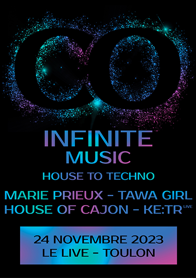 INFINITE MUSIC Vendredi 24 Novembre 2023 – 20h