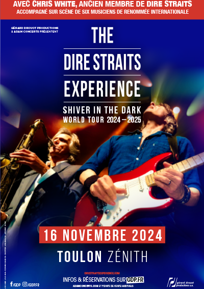 THE DIRE STRAITS EXPERIENCE Samedi 16 Novembre 2024 – 20h