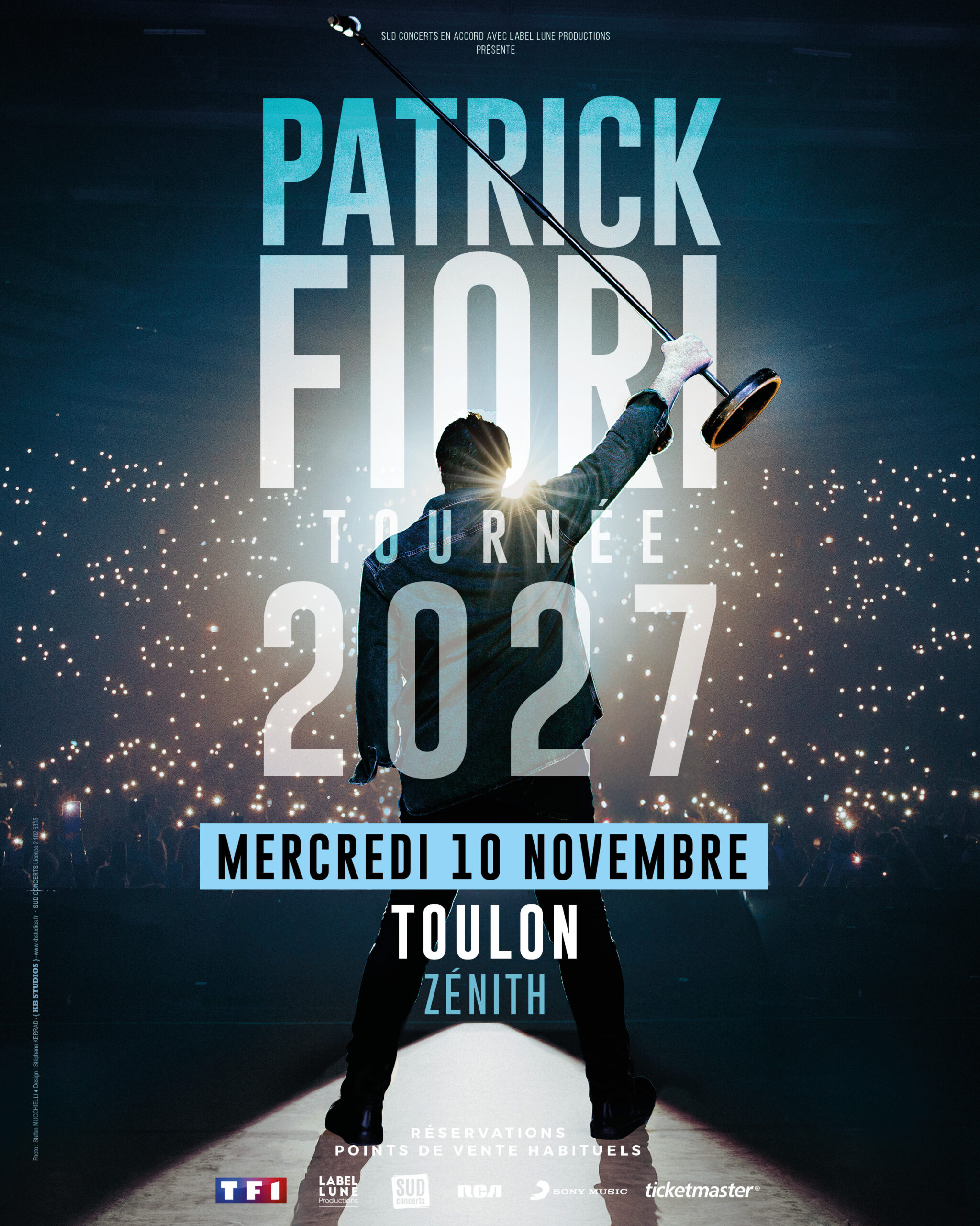 Patrick Fiori en concert au Zénith de Toulon le Mer 10 nov