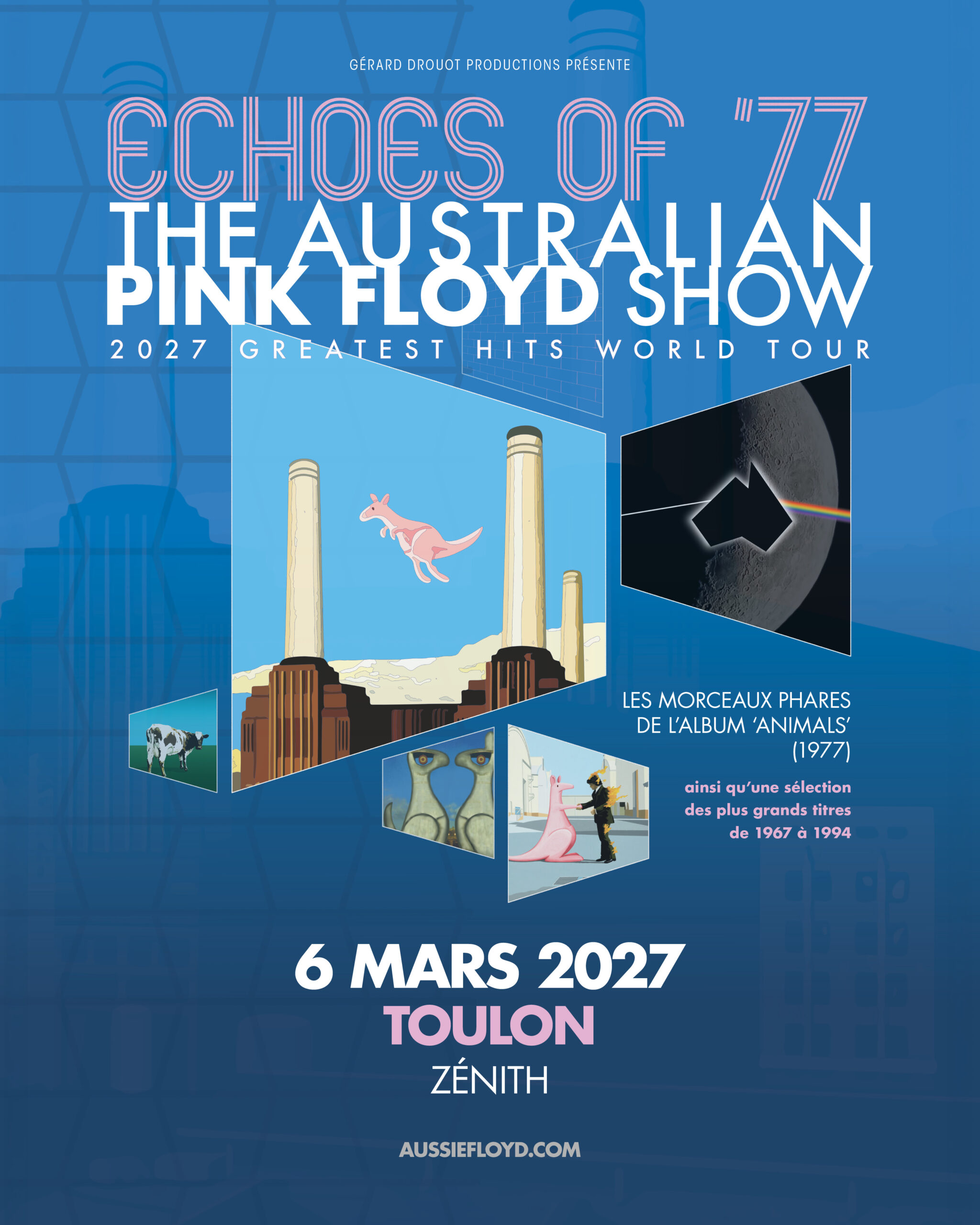 The Australian Pink Floyd Show en concert au Zénith de Toulon le Sam 6 mars